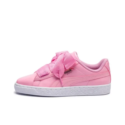 PUMA Basket Leather Heart Patent Women's