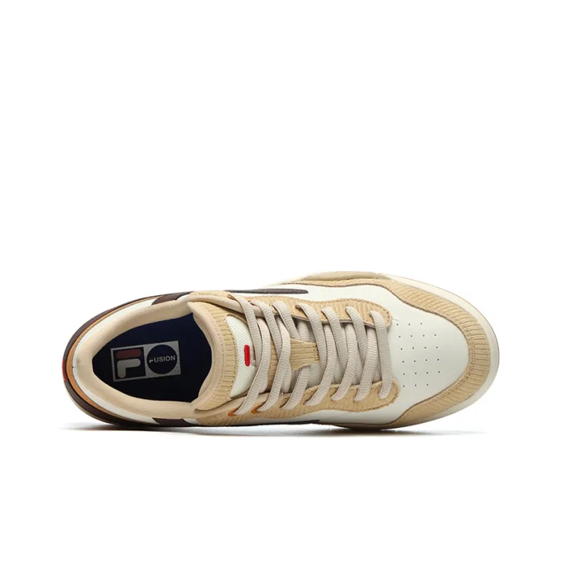 FILA FUSION T88 SKB Anti Slip Wear Resistant Low Top Skateboard Shoes Men's Wheat-2