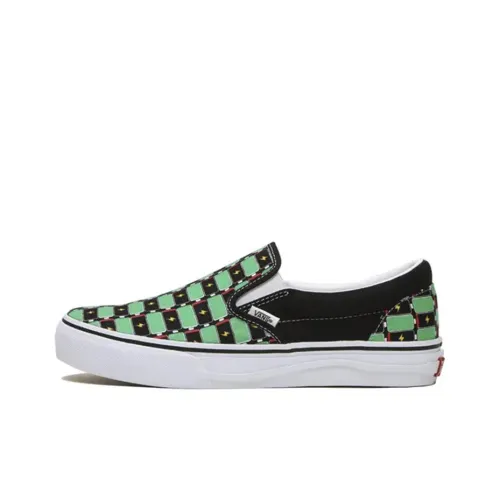 BILLY'S x Vans Slip-on Charger Lightweight Cushioning Low-Top Skateboard Shoes Unisex