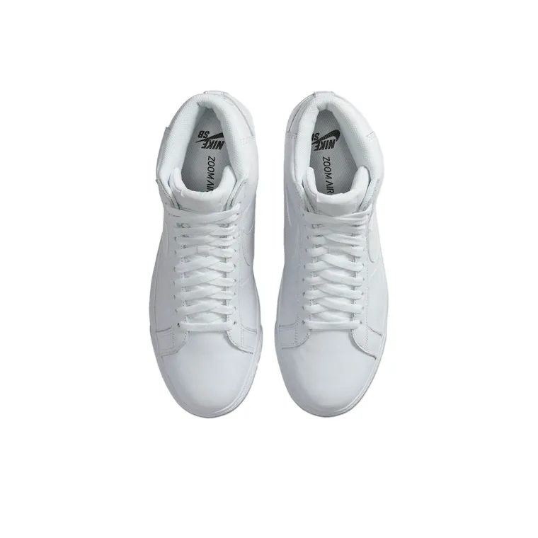 Nike Sb Zoom Blazer Mid Triple White-3