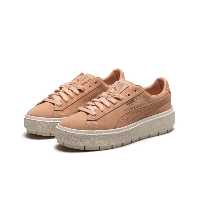 PUMA Suede Platfrom Animal Orange/Pink Women's-1