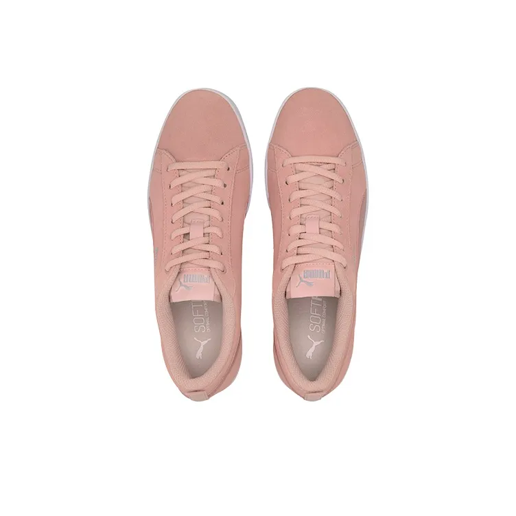 PUMA Smash V2 Sd Pink/White Low Casual Board Shoes Women's-3