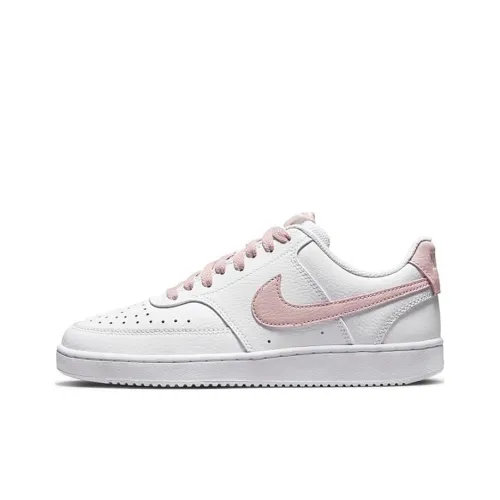 Nike Court Vision 1 Skateboard Shoes Women's Low-Top Pink/White