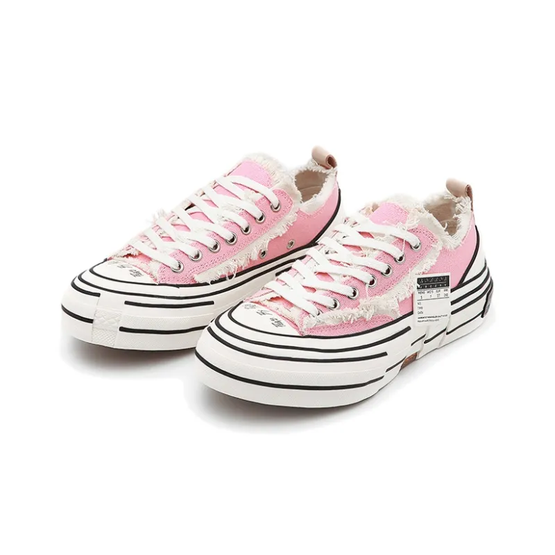 VESSEL G.O.P. Lows Anti Slip Wear Resistant Low Top Skateboard Shoes Unisex Pink-1
