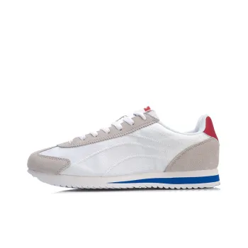 LiNing 3K Low-Top Skateboard Shoes Unisex White Gray