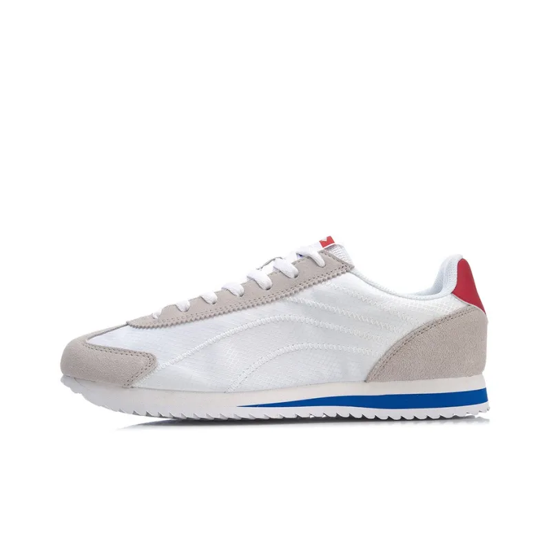 LiNing 3K Low-Top Skateboard Shoes Unisex White Gray-0