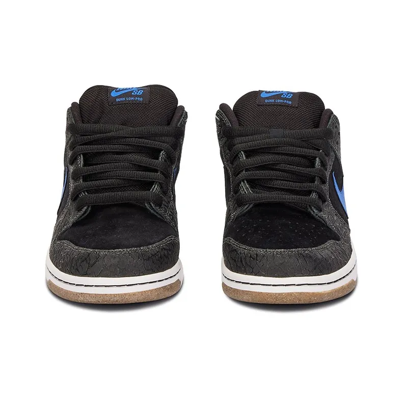 Undefeated X Nike Dunk SB Skateboard Shoes Men Low-Top Black/White/Blue-3
