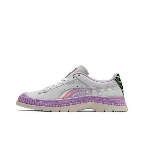 PUMA Utility Skateboard Shoes Women's Low-Top Gray/Purple