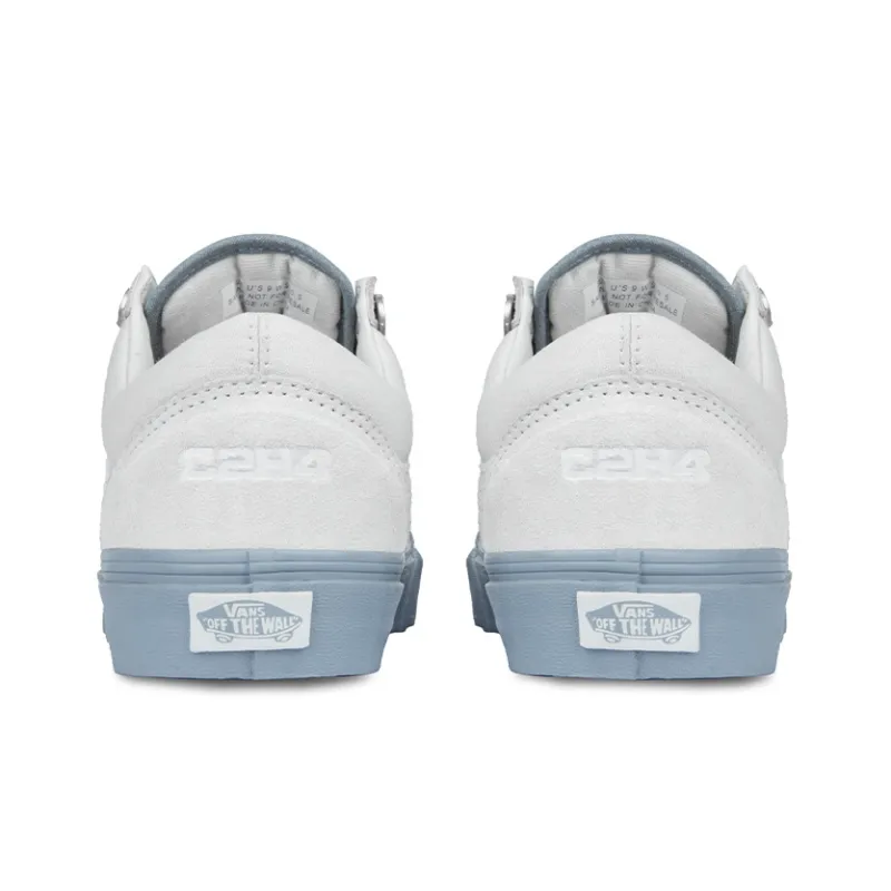 C2H4 x Vans Old Skool Low-Top Skateboard Shoes Unisex Gray White-6