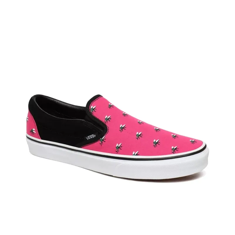 Vans Trap Fly Classic Slip on Shoes Red Rose-2