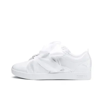 PUMA Smash Bkl Patent Shoes White Women's