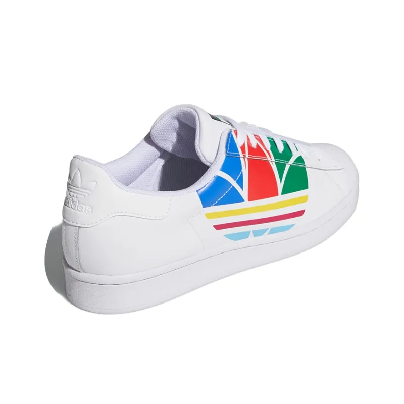 Adidas Superstar Pure 'Colorful Trefoil Cloud White'-3