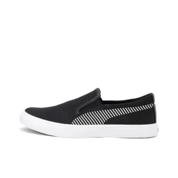 PUMA Madrid Slip-on Idp Balance Lightweight Low-Top Skateboard Shoes Men's Black White