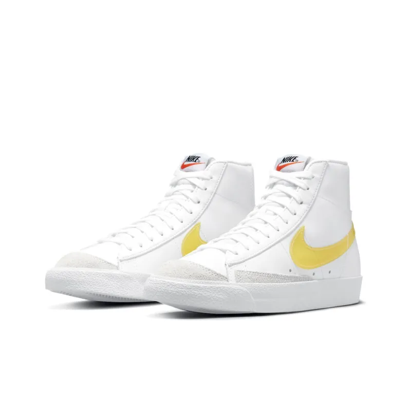Nike Blazer Mid 77 Essential White Opti Yellow Women's-2