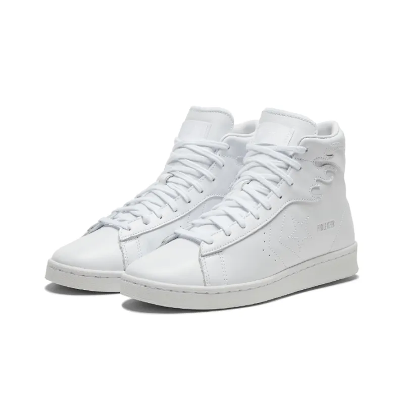 Converse Pro Leather High White Flames-2