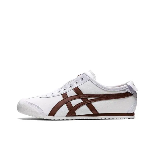 Onitsuka Tiger MEXICO 66 Skateboard Shoes Unisex Low-Top White/Brown