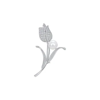 JAY S925 Silver Brooches Women's