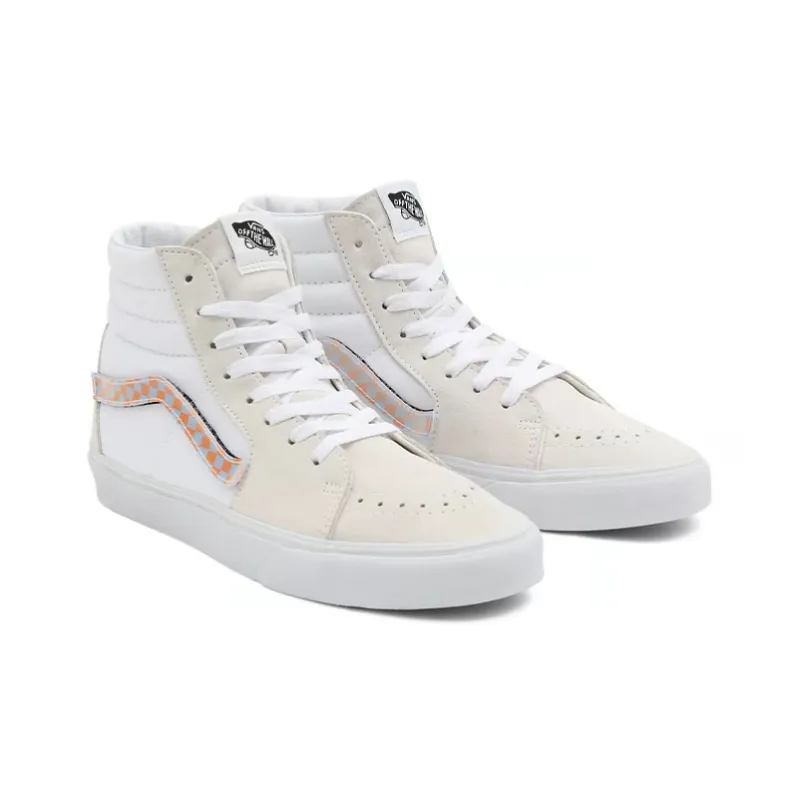 Vans Lenticular Sidestripe SK8 HI 'White Orange'-2