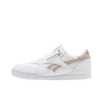 Reebok Phase 1 Pro Non Slip Wear Resistant Sneakers White/Pink