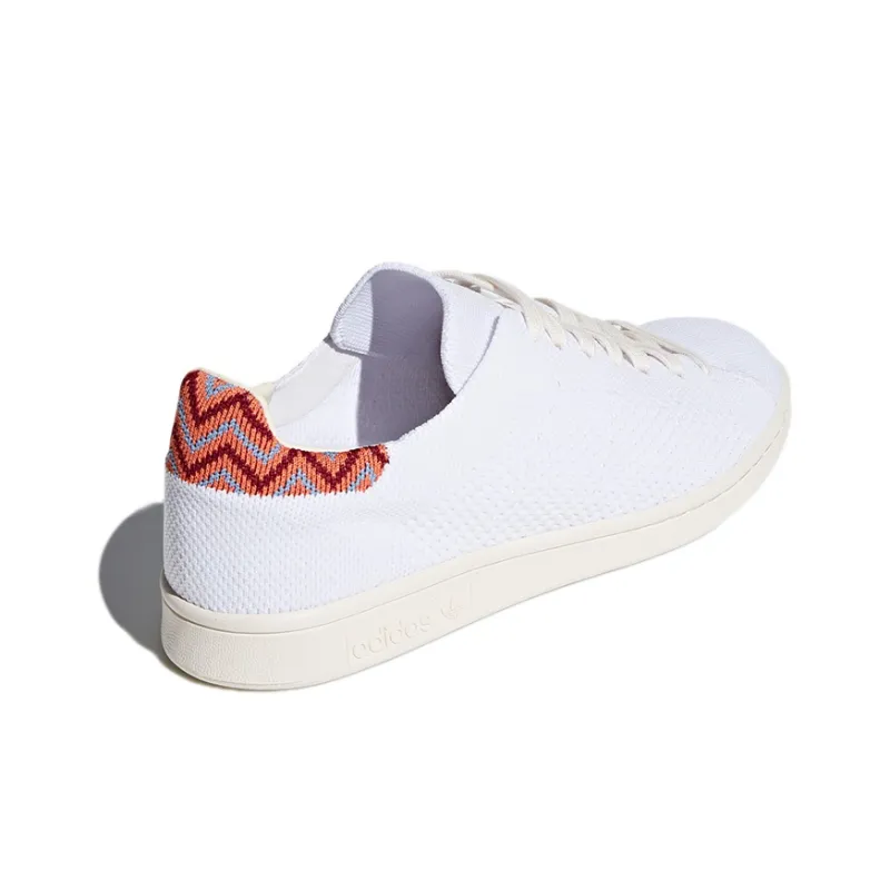 Adidas Originals StanSmith Pk Wear resistant And Lightweight Low Top Skateboard Shoes Unisex Bright White-3