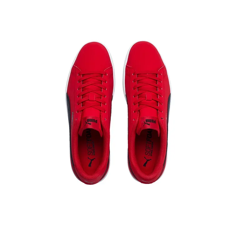 PUMA Smash V2 Buck Black/Red-2