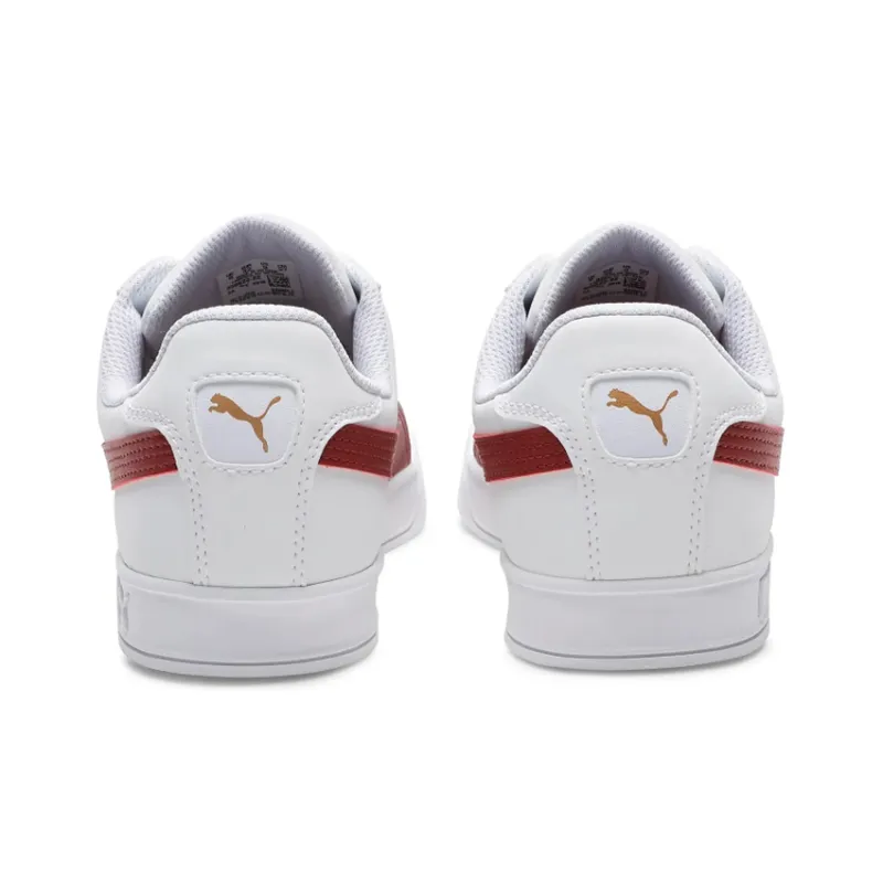 PUMA Smash Vulc White/Red-3