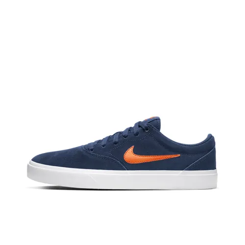 Nike SB Charge Skateboard Shoes Men Low-Top Blue/Orange