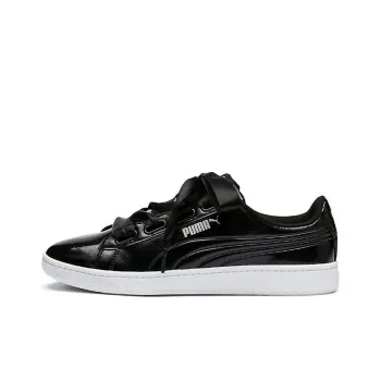 PUMA Vikky V2 Ribbon Balance Lightweight Low-Top Skateboard Shoes Women's Black