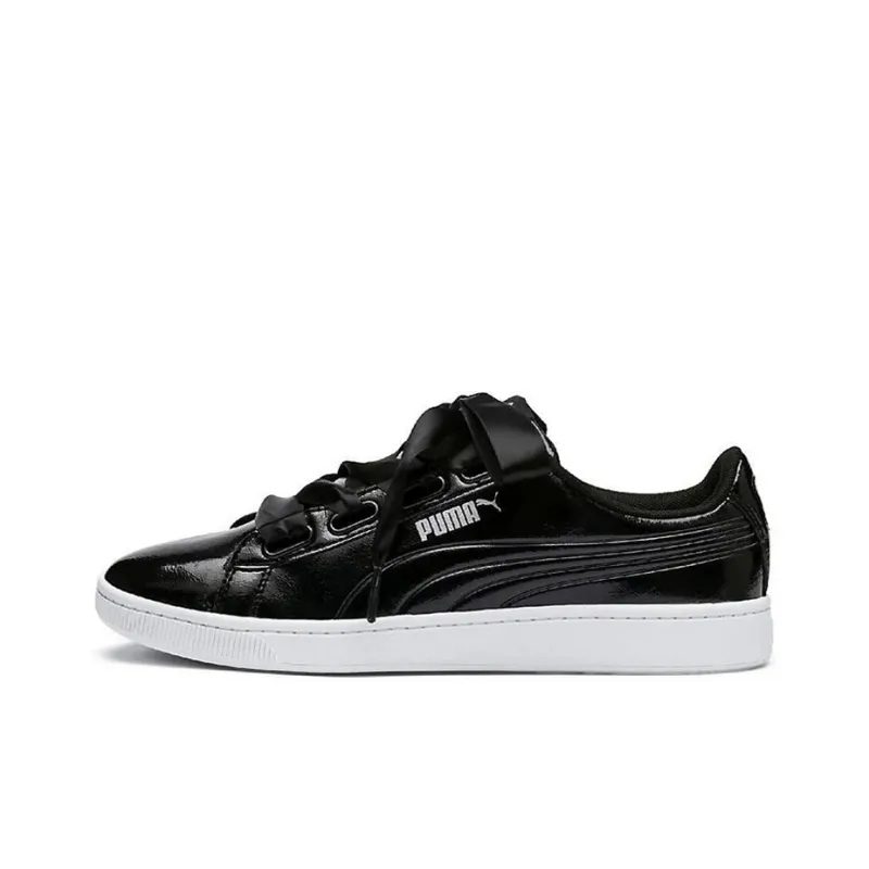PUMA Vikky V2 Ribbon Balance Lightweight Low-Top Skateboard Shoes Women's Black-0