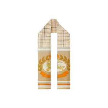 Burberry Silk Scarves Women's Yellow