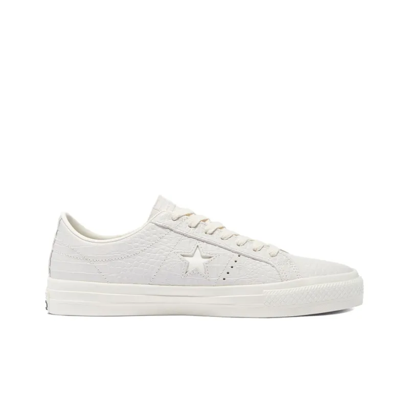 Converse One Star Pro Low 'Croc Emboss Egret'-1