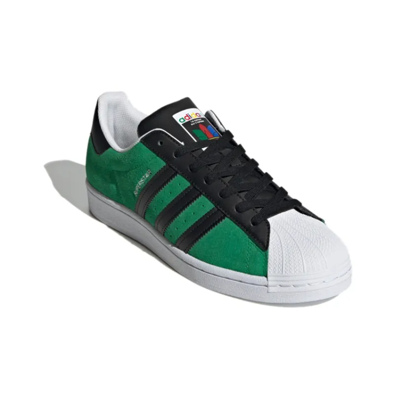 Superstar Adidas Originals 'Green Core Black'-2