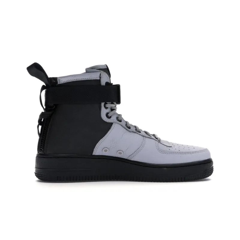 Nike Sf Air Force 1 Mid Wolf Grey Black-1