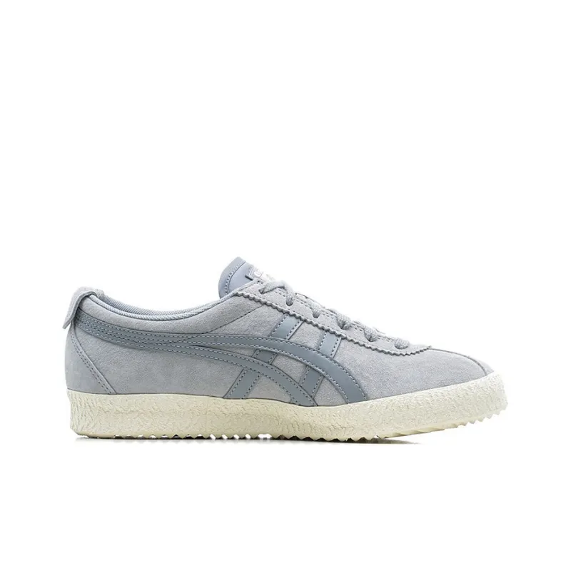 Onitsuka Tiger Delegation Mexico Delegatio Wear-Resistant Low-Top Skateboard Shoes Unisex Gray-1