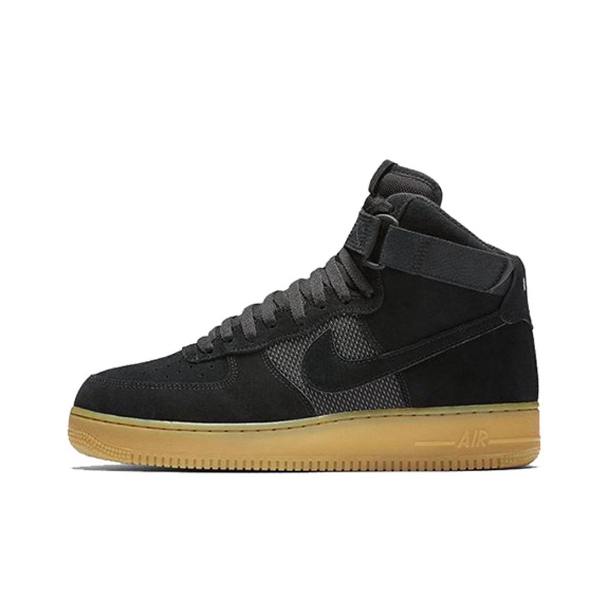 nike air force one black gum POIZON