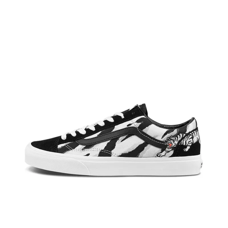 Vans Unisex Style 36 Low Top Sneakers Black/White-0
