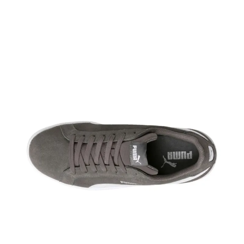 PUMA Smash Suede Anti-Slip Wear-Resistant Low-Top Skateboard Shoes Unisex Dark Gray-3