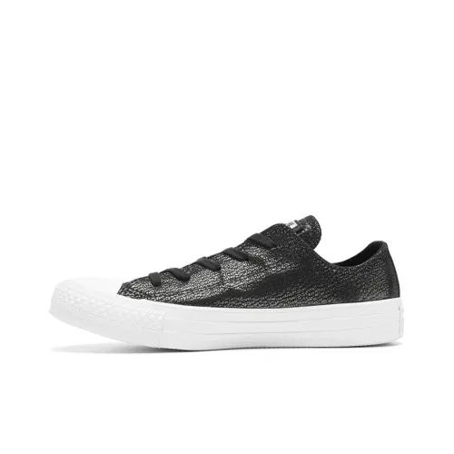 Converse All Star 1V Skateboard Shoes Unisex Low-Top Black/Silver