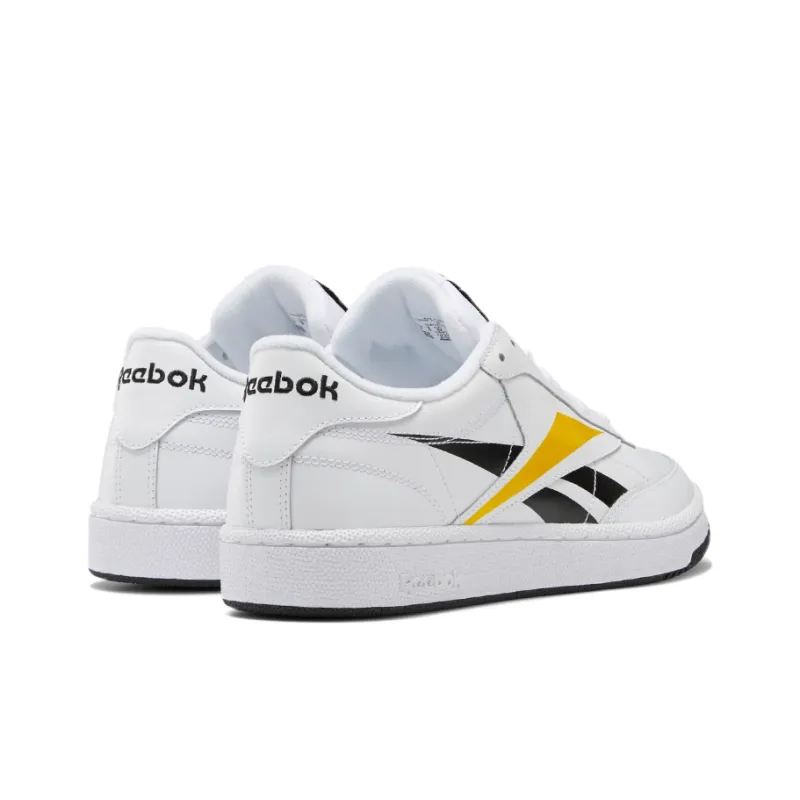 Reebok Club C Vector 'Black Toxic Yellow'-3