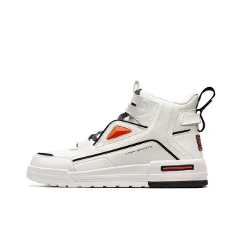 XTEP Life Performance Collection Warm High Top Skateboard Shoes Men's Beige