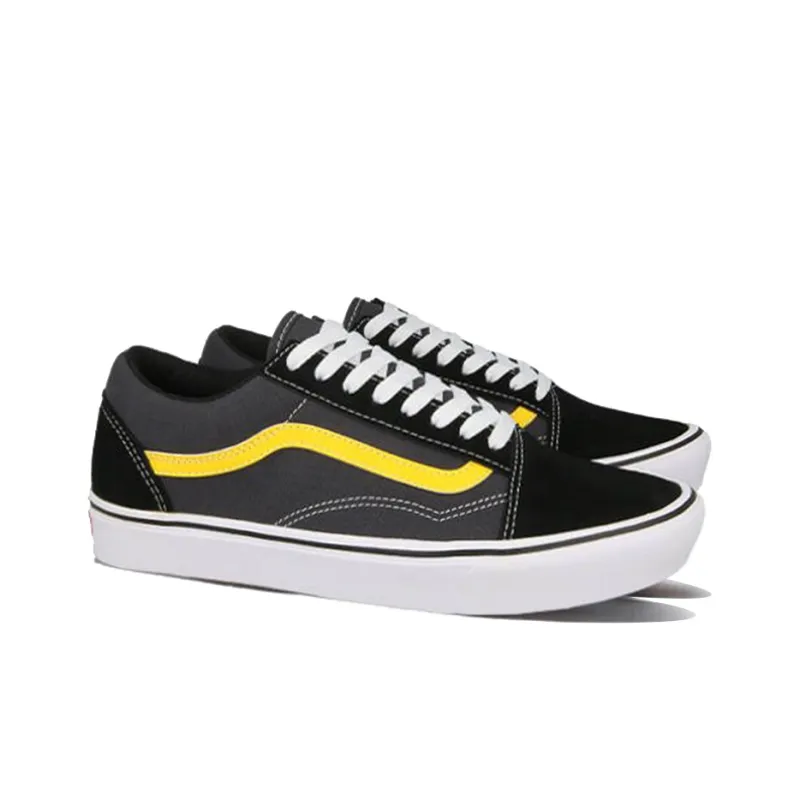 Vans Ua ComfyCush Old Skool 'Grayblack Yellow'-2