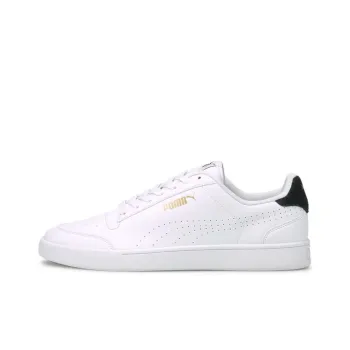 PUMA Shuffle Perf Slip-Resistant Cushioning Wear-Resistant Lightweight Low-Top Skateboard Shoes Men's White Black Tail