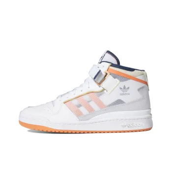 Adidas Originals Forum Mid Tt White Acid Orange
