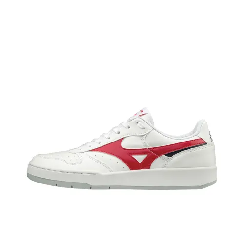 Mizuno Skateboard Shoes Unisex Low-Top White/Red