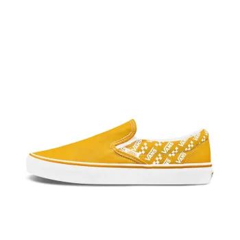 Slip On Classic Vans 'Logo Repeat Cadmium Yellow'