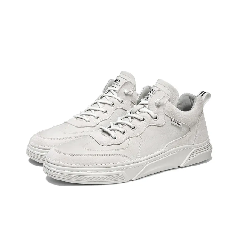 Jeep Cushioning Abrasion Resistant Lightweight Breathable Slip Resistant Low Top Skateboard Shoes Men's Sand-2
