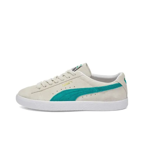 PUMA Suede VTG Beige Emerald Green