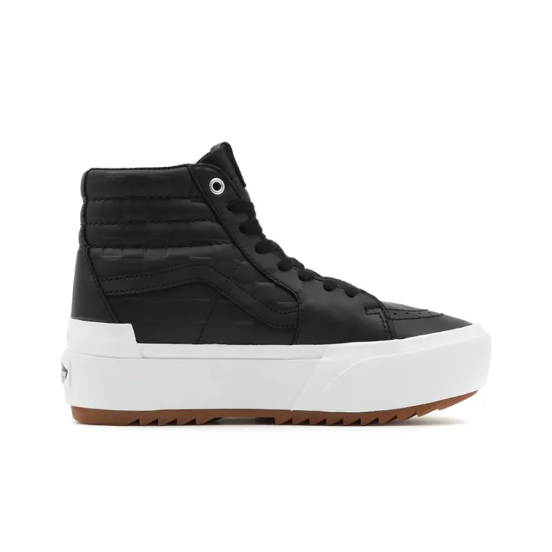 Sk8 Vans Hi Stacked 'Embossed Checkerboard'-1