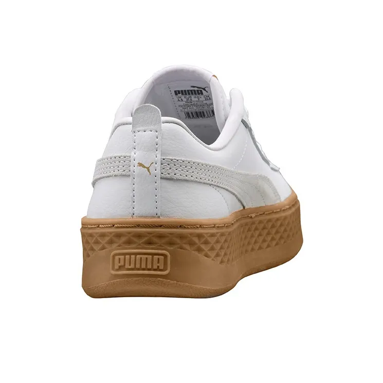 PUMA Suede Platform Leather Sneaker 'PUMA White' Women's-3
