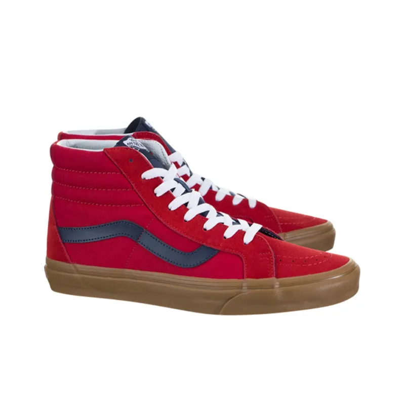 Sk8 Vans Hi Reissue 'Varsity Sport Racing Red'-1
